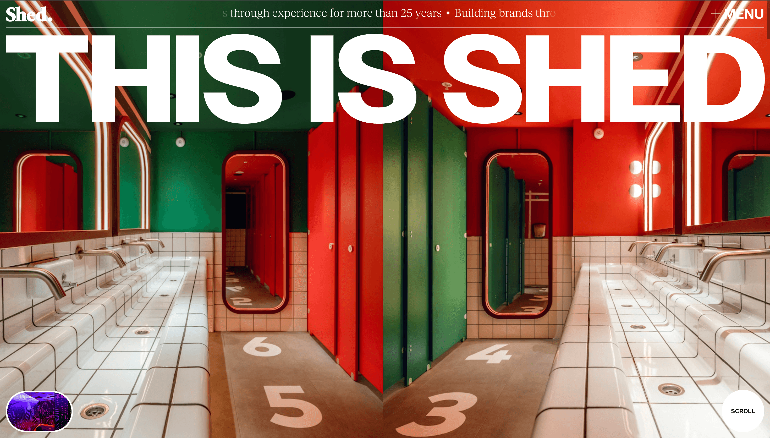Shed — Agency, Studio website design