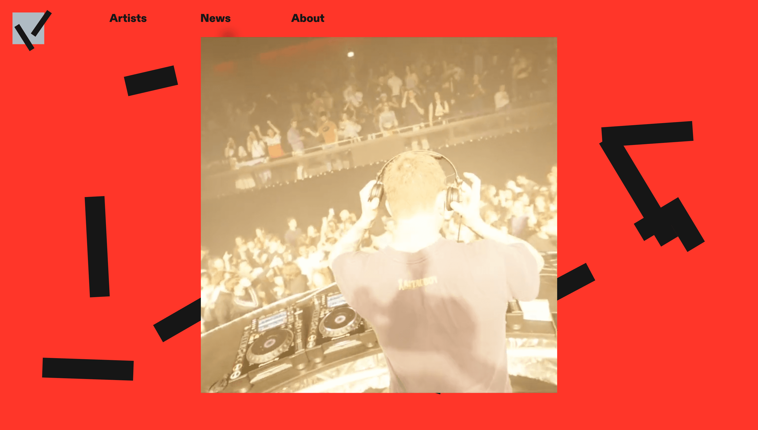 Ekipa Agency — Agency, Music website design
