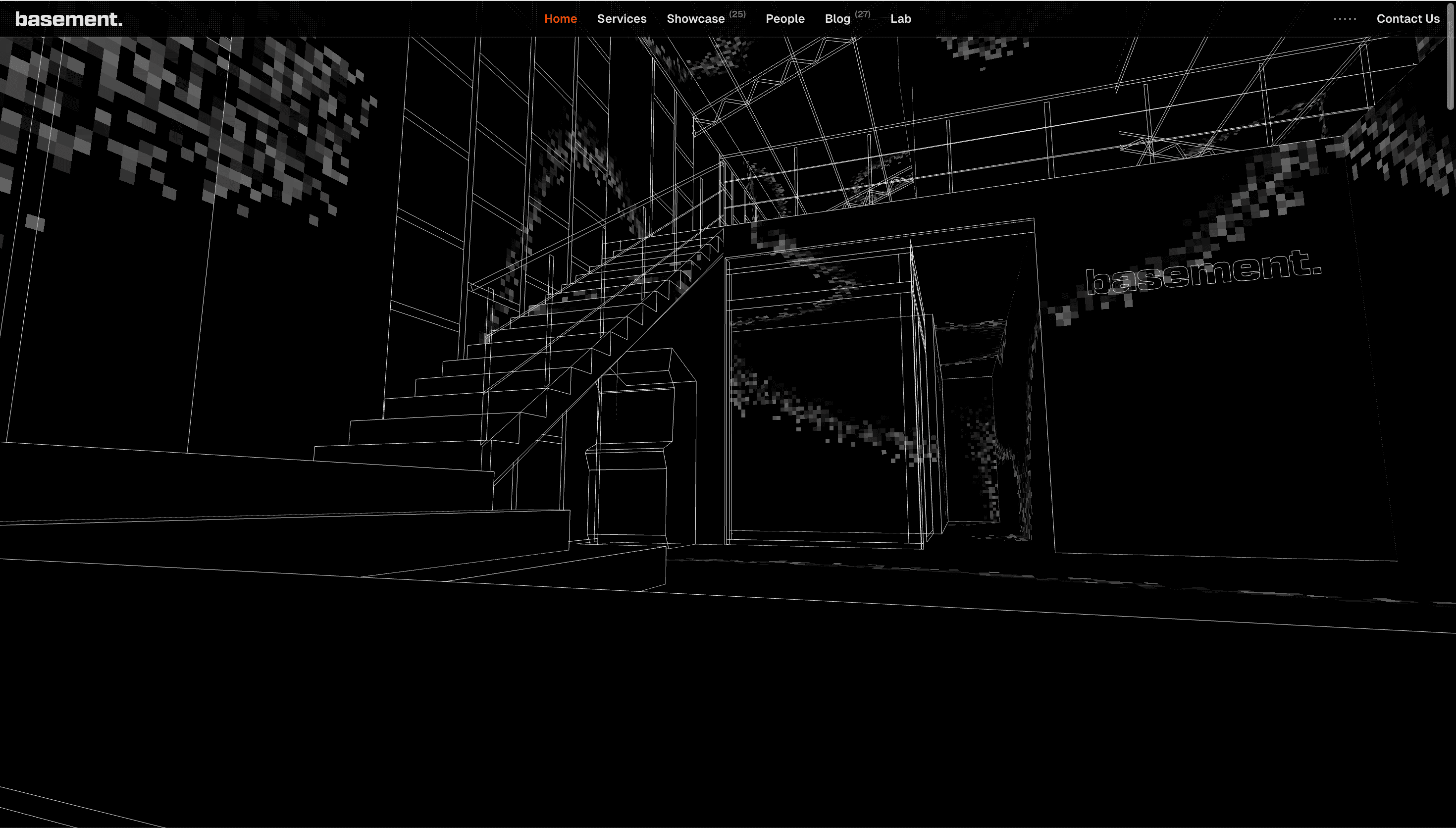 Basement — Branding, Studio website design