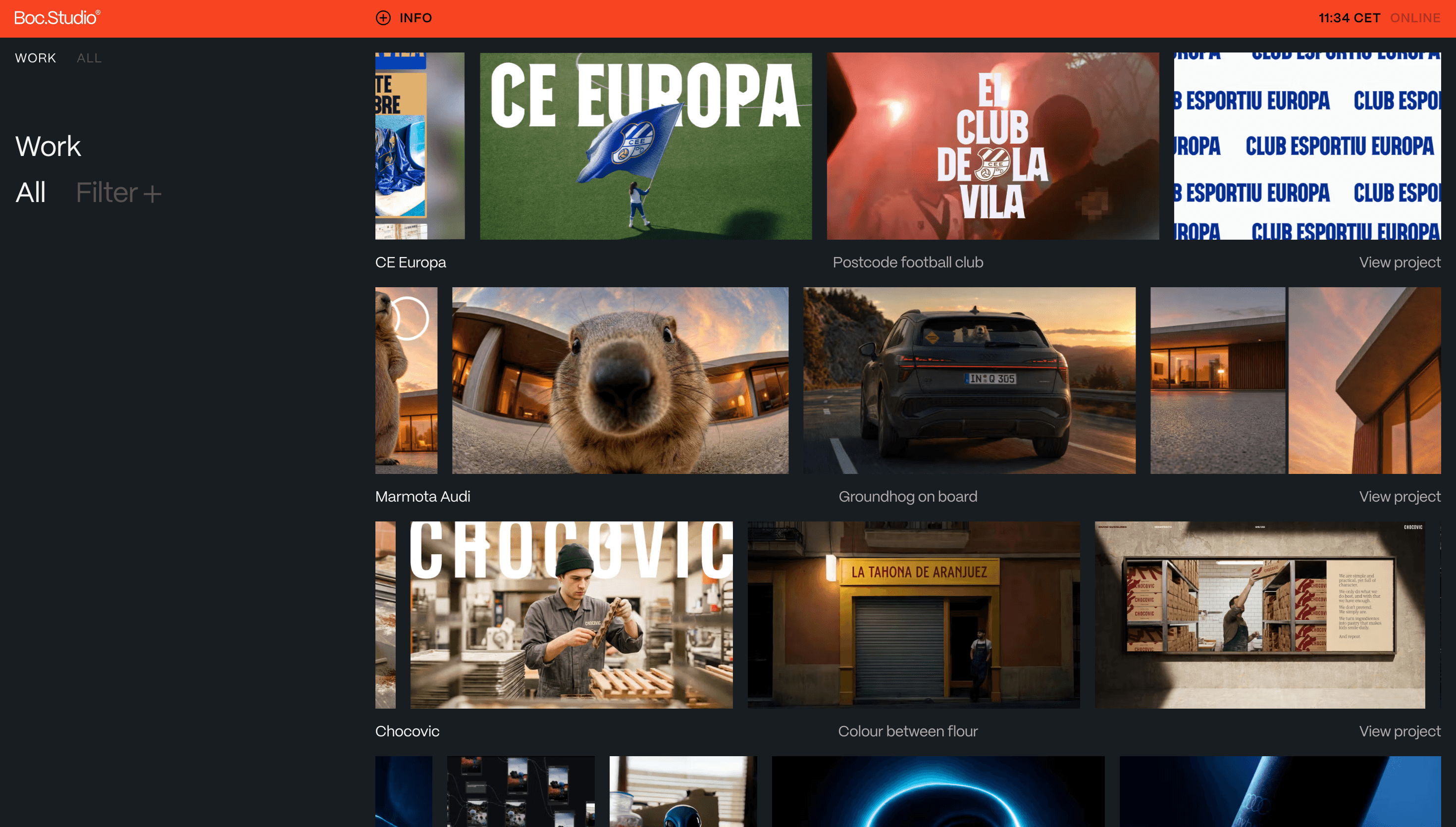 Boc.Studio — Agency, Studio website design