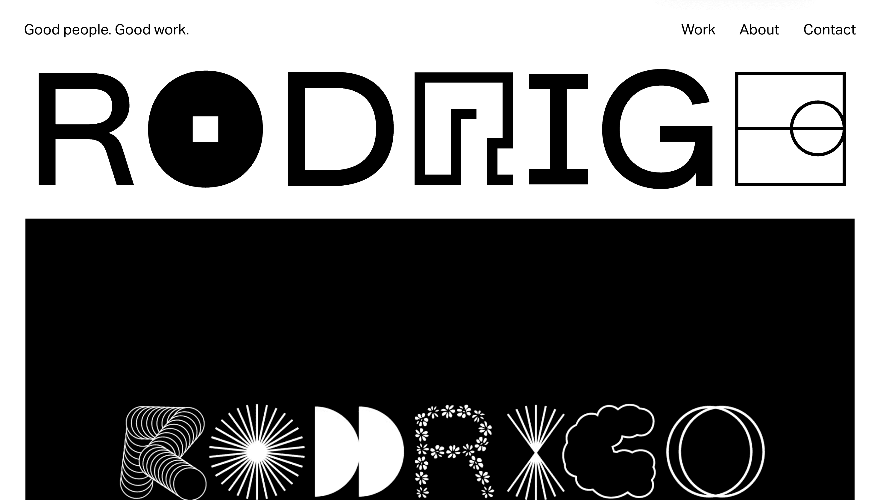 Studio Rodrigo — Agency, Product website design