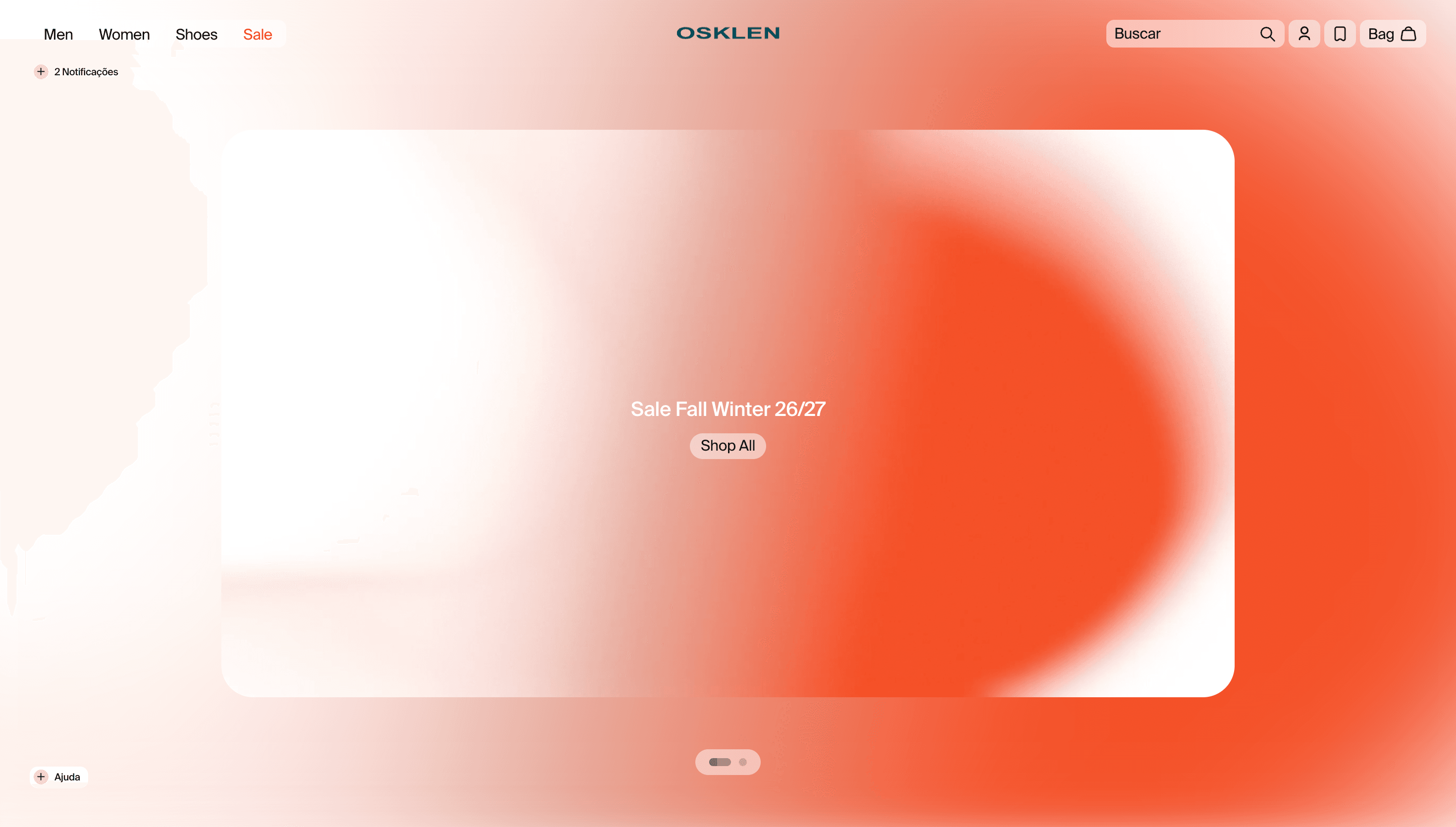 Osklen — Fashion, Sustainability website design