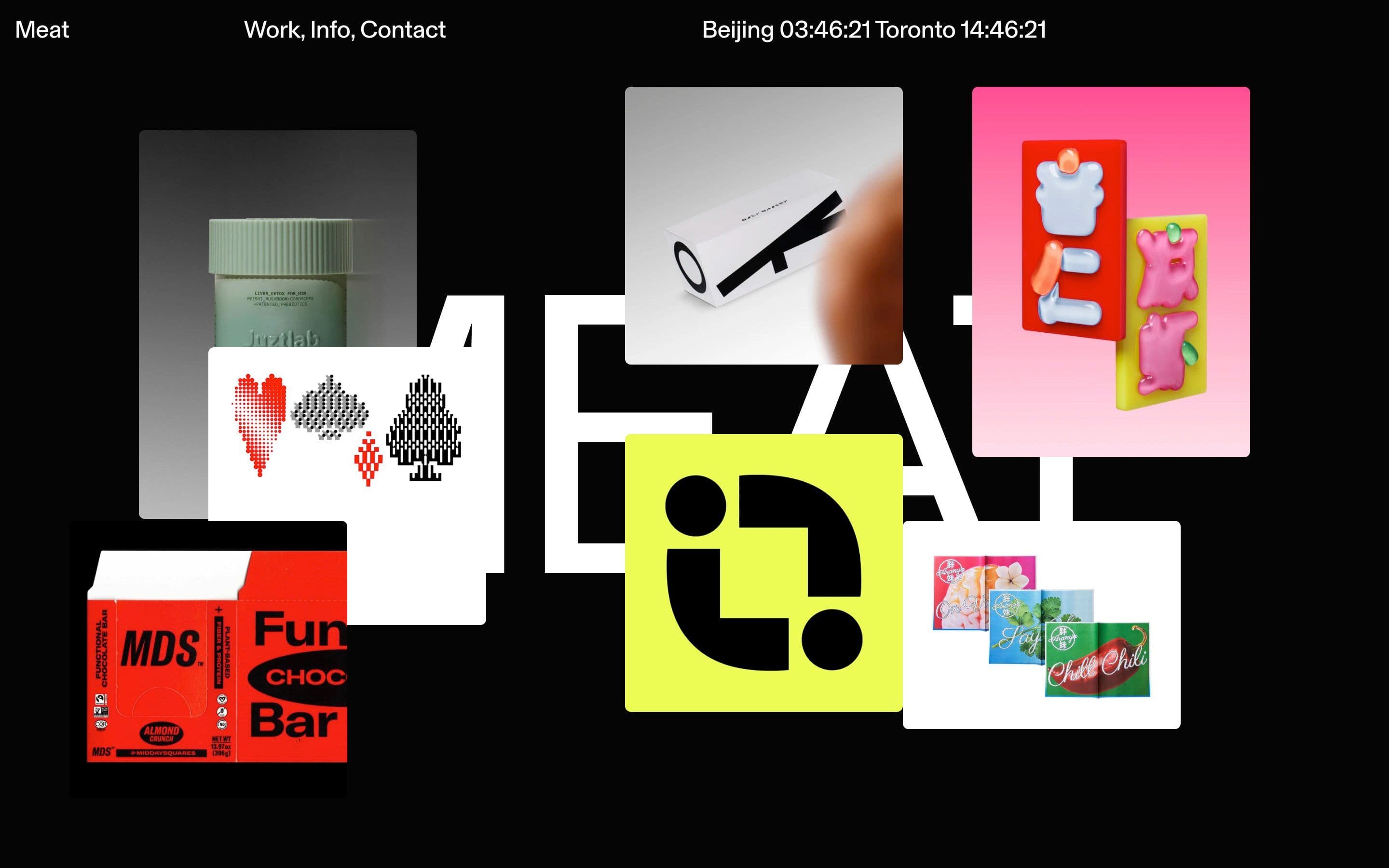 Meat — Agency, Studio website design