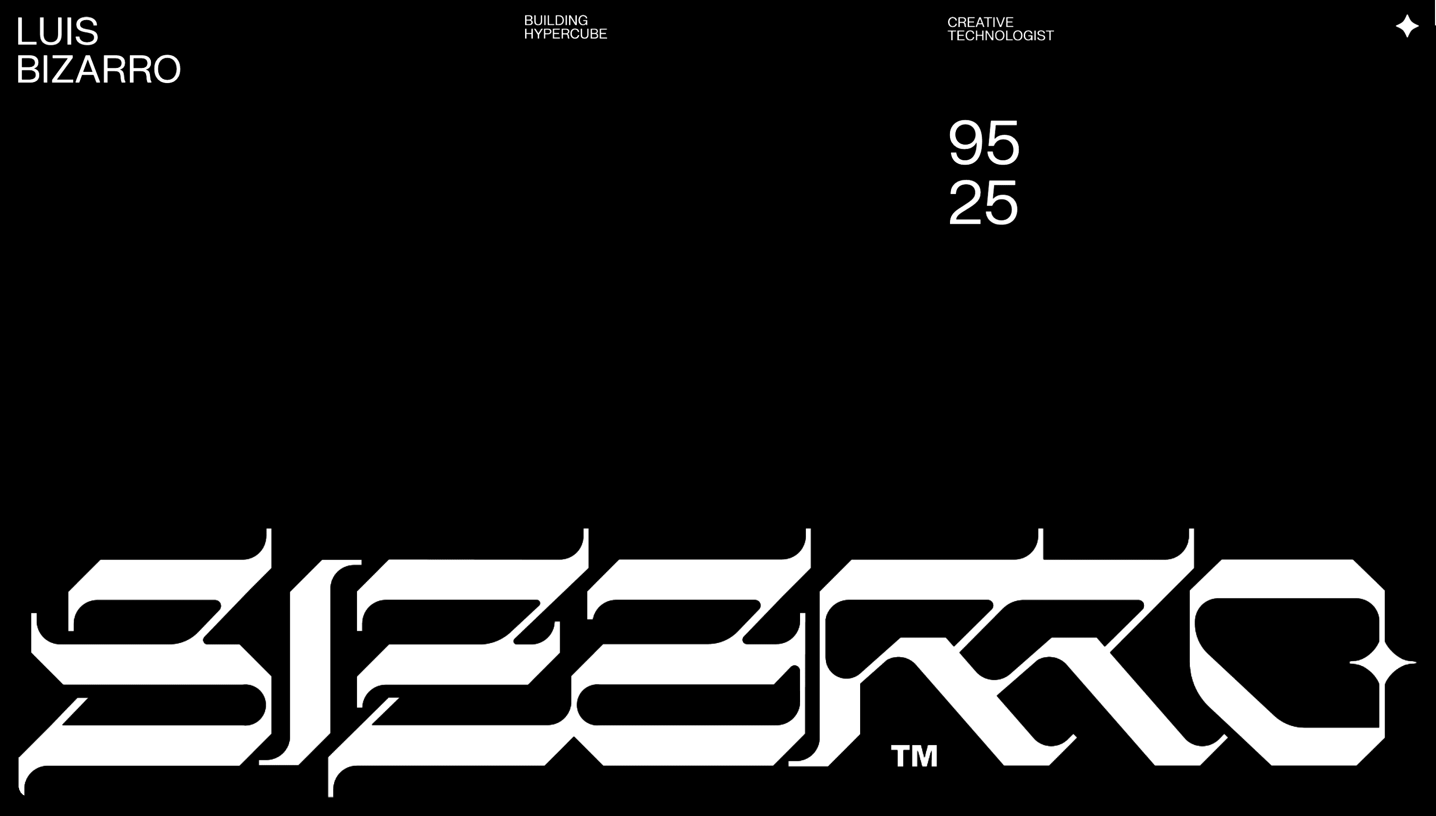 Luis Bizarro — WebGL, 3D website design