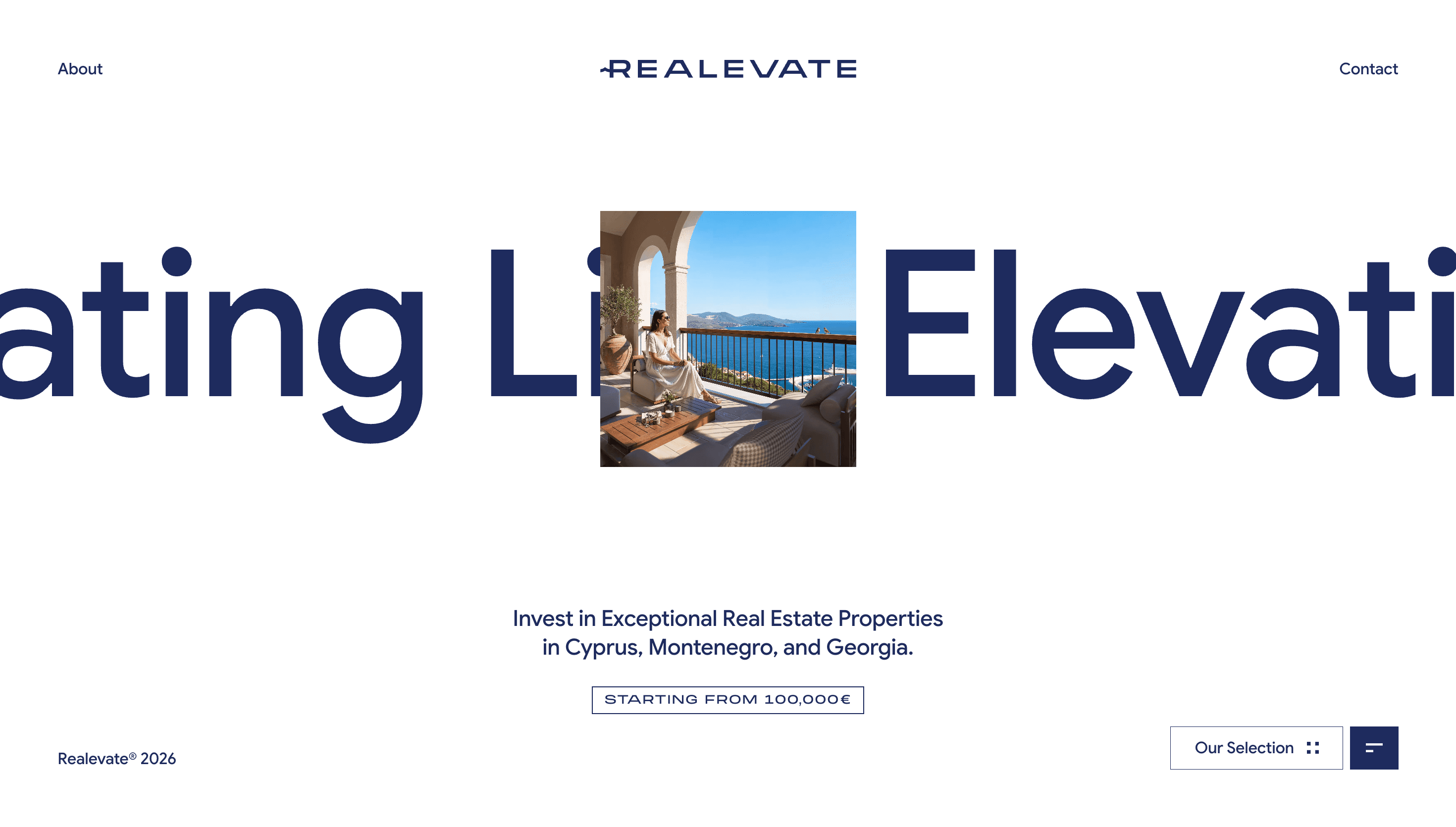 Realevate — Real Estate, Agency website design