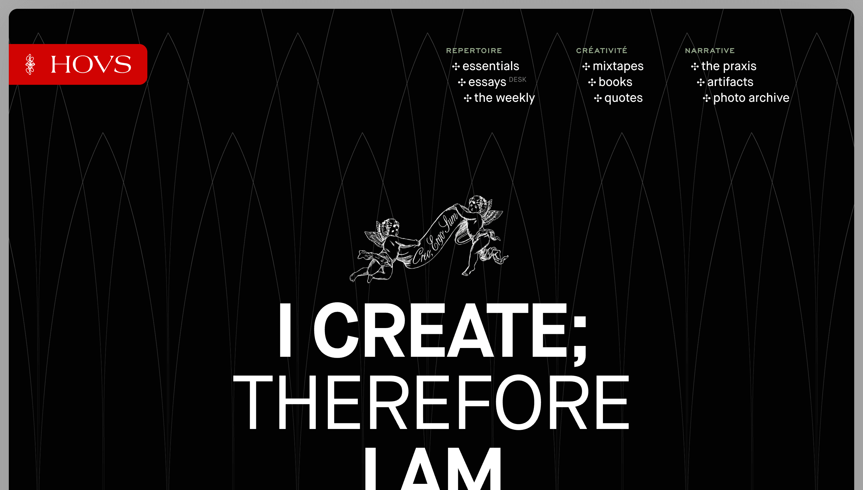 Mixtapes - House of van Schneider — Music, Portfolio website design