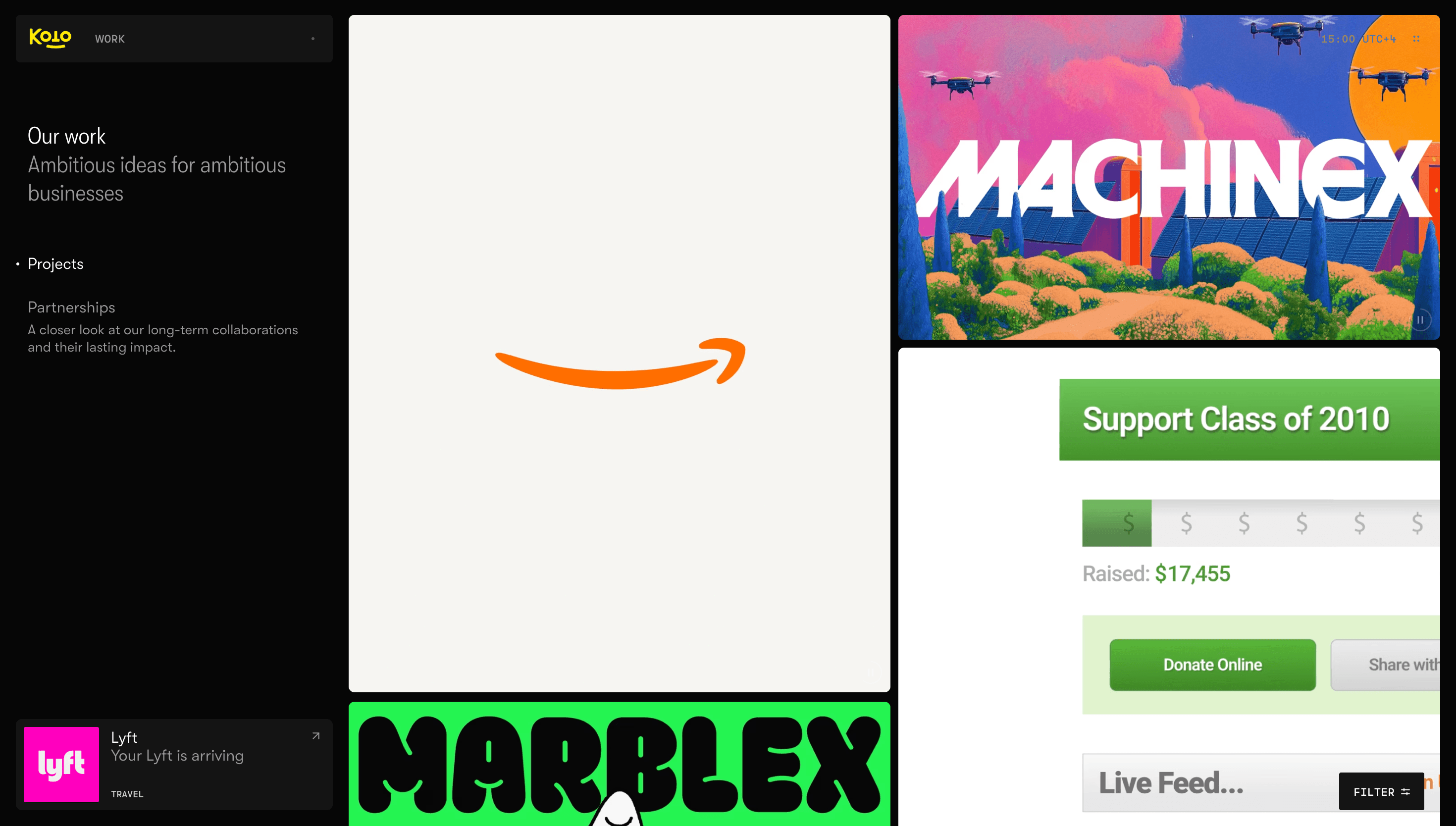 Koto — Agency, Branding website design