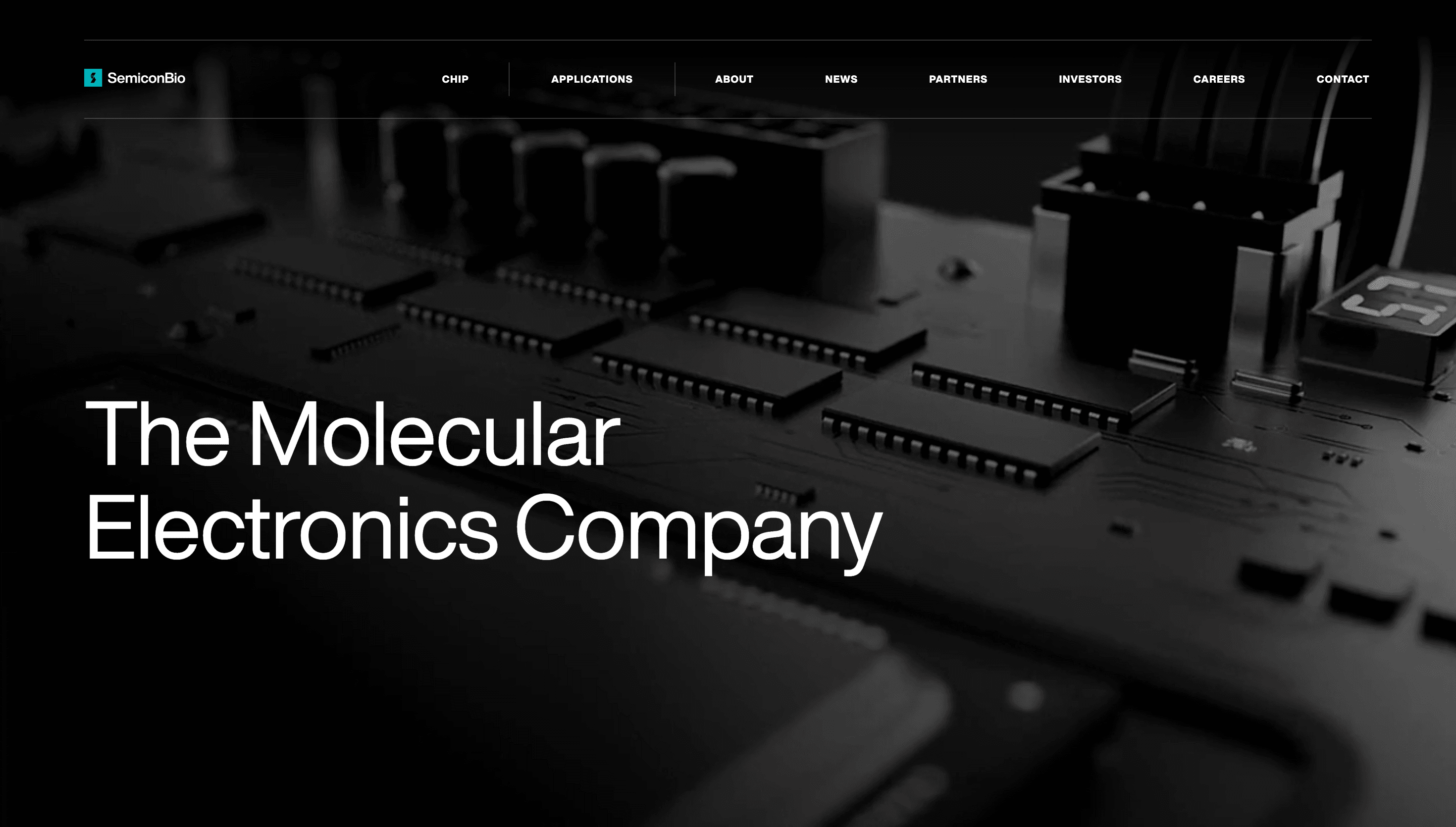 SemiconBio — Tech, Health website design