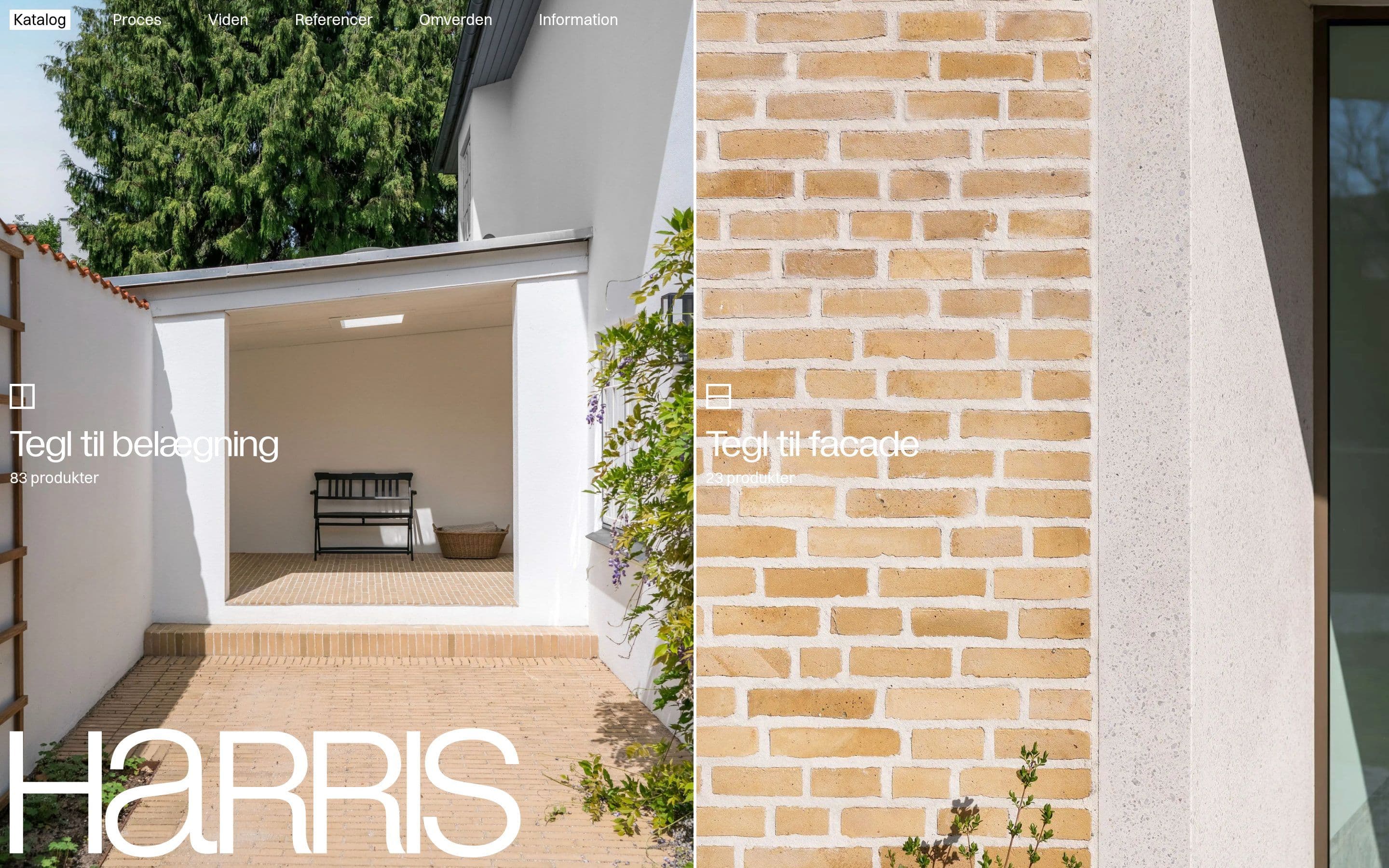 Harris — Real Estate, Branding website design