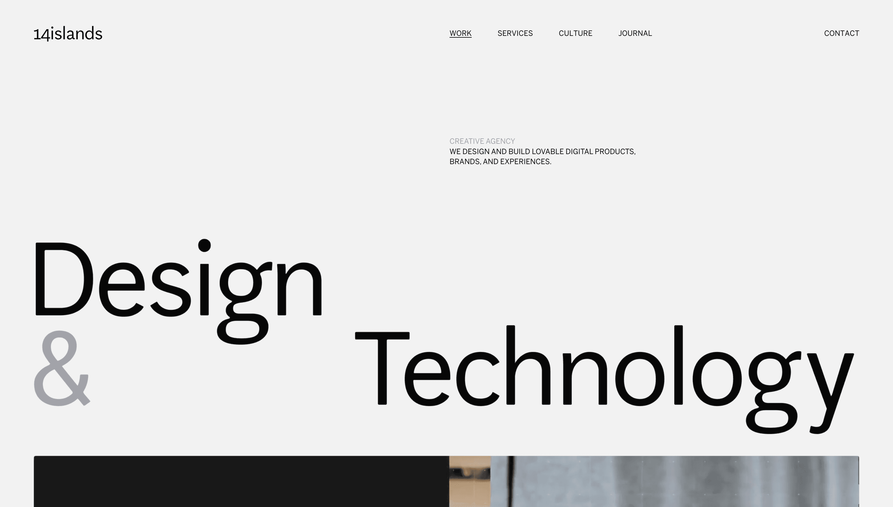 14islands — Agency, Developer website design