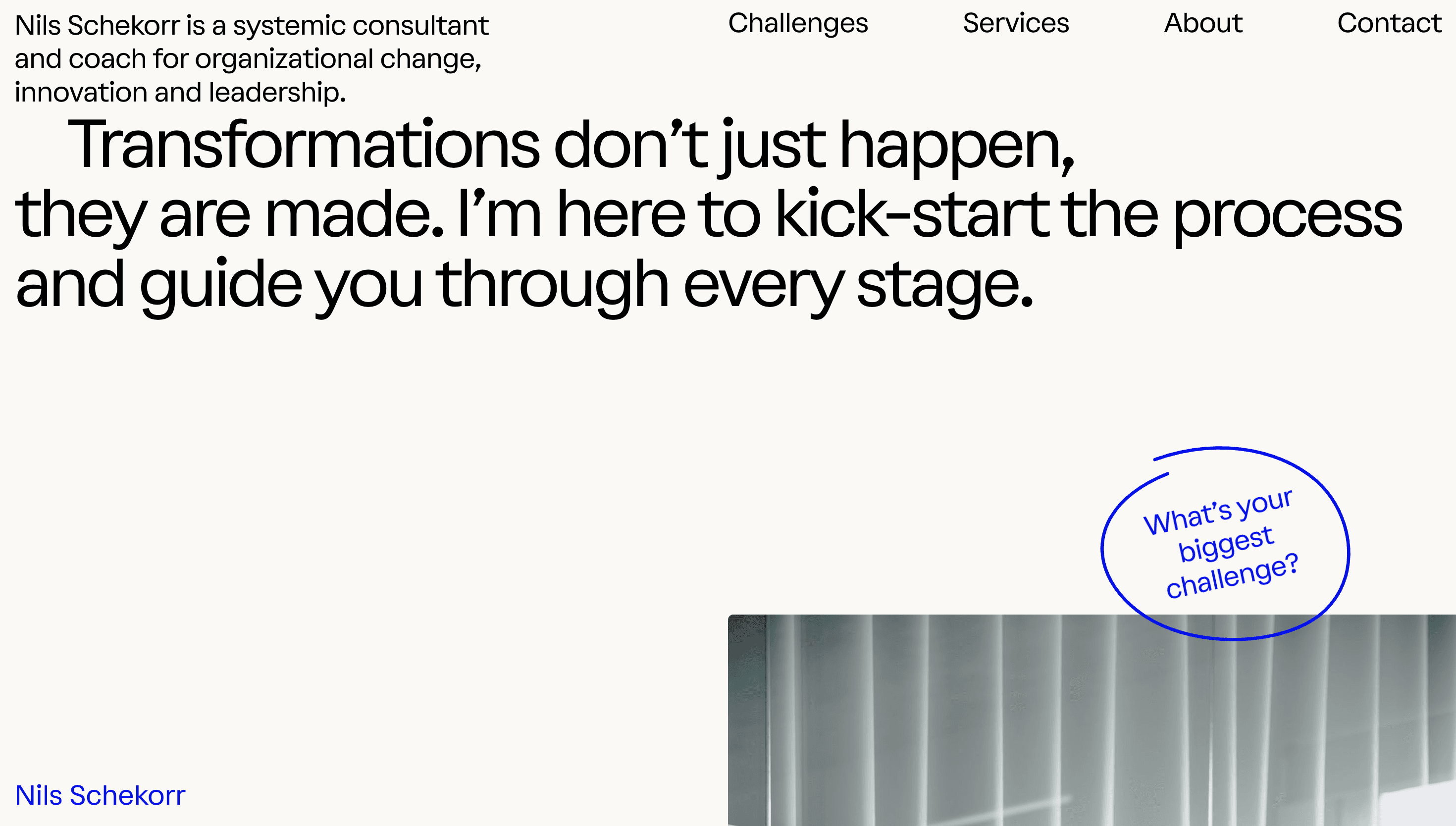 Nils Schekorr — Workflow, Personal website design