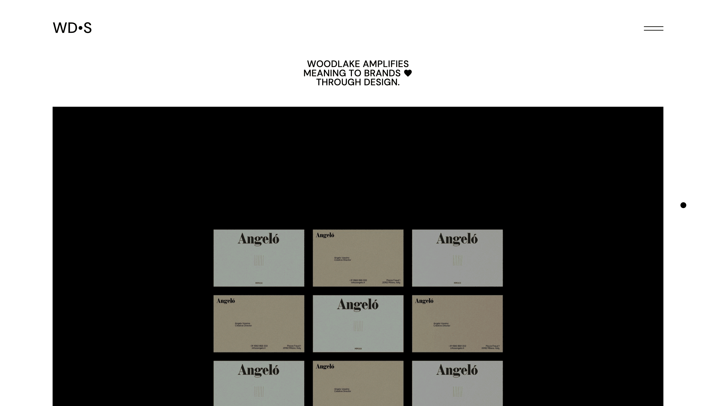 Woodlake Design Studio — Agency, Studio website design