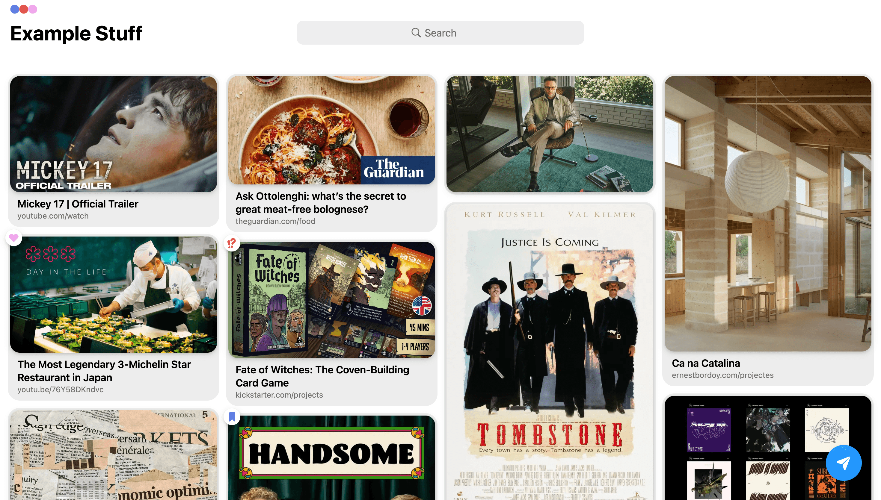 Cool Stuff — Productivity, Launcher website design