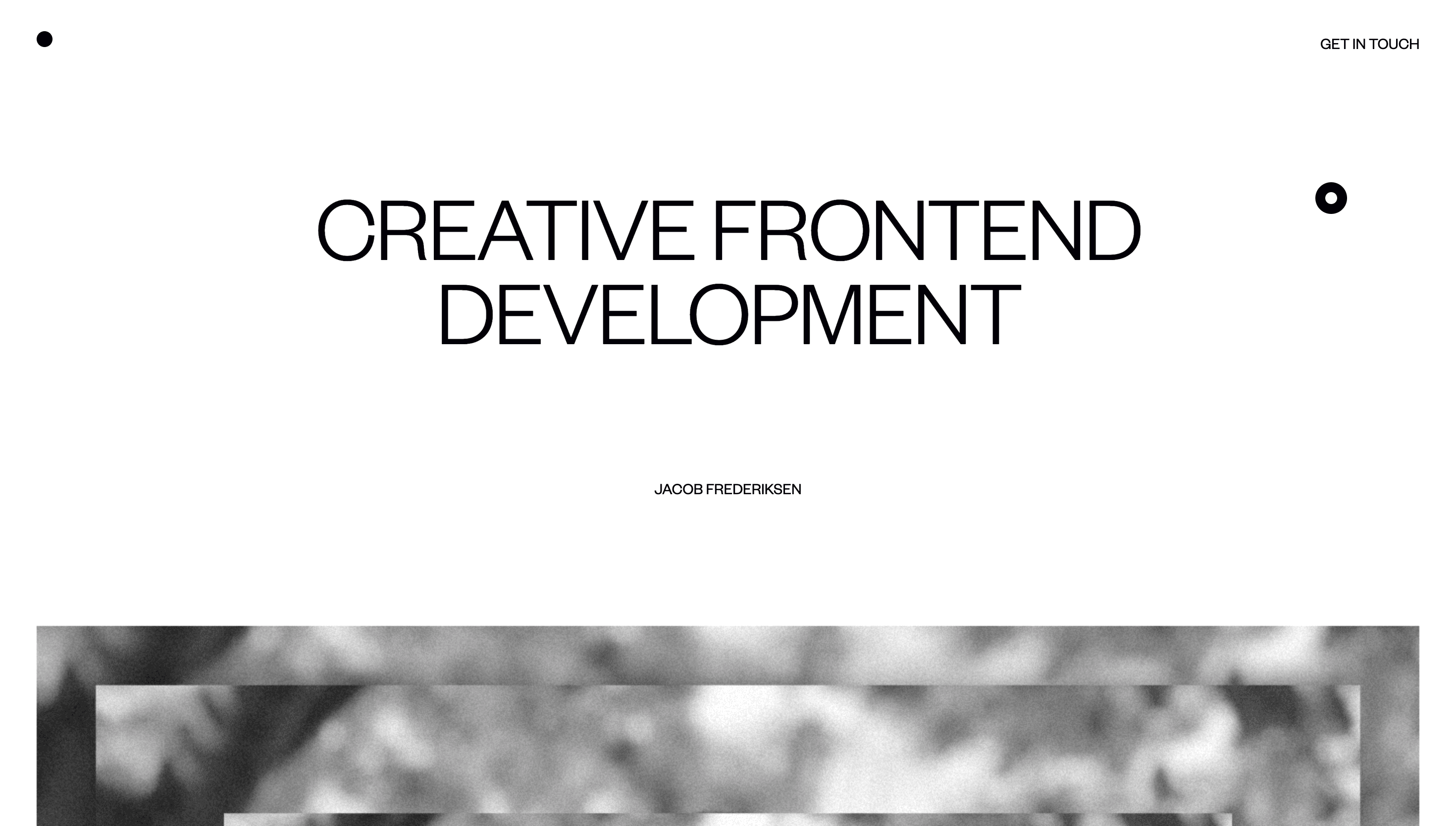 Jacob Frederiksen — Developer, Portfolio website design
