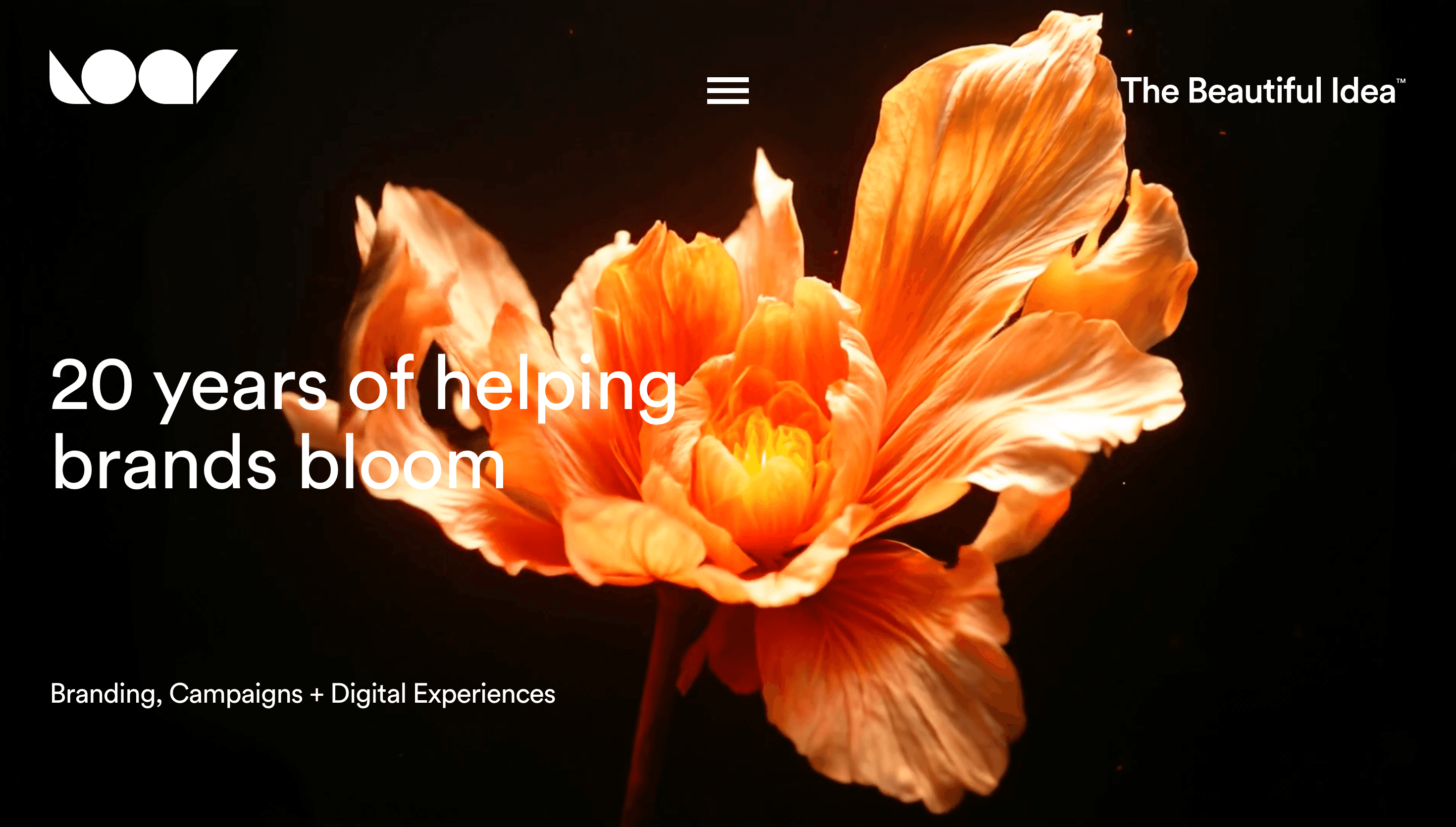 Loaf Agency — Agency, Studio website design