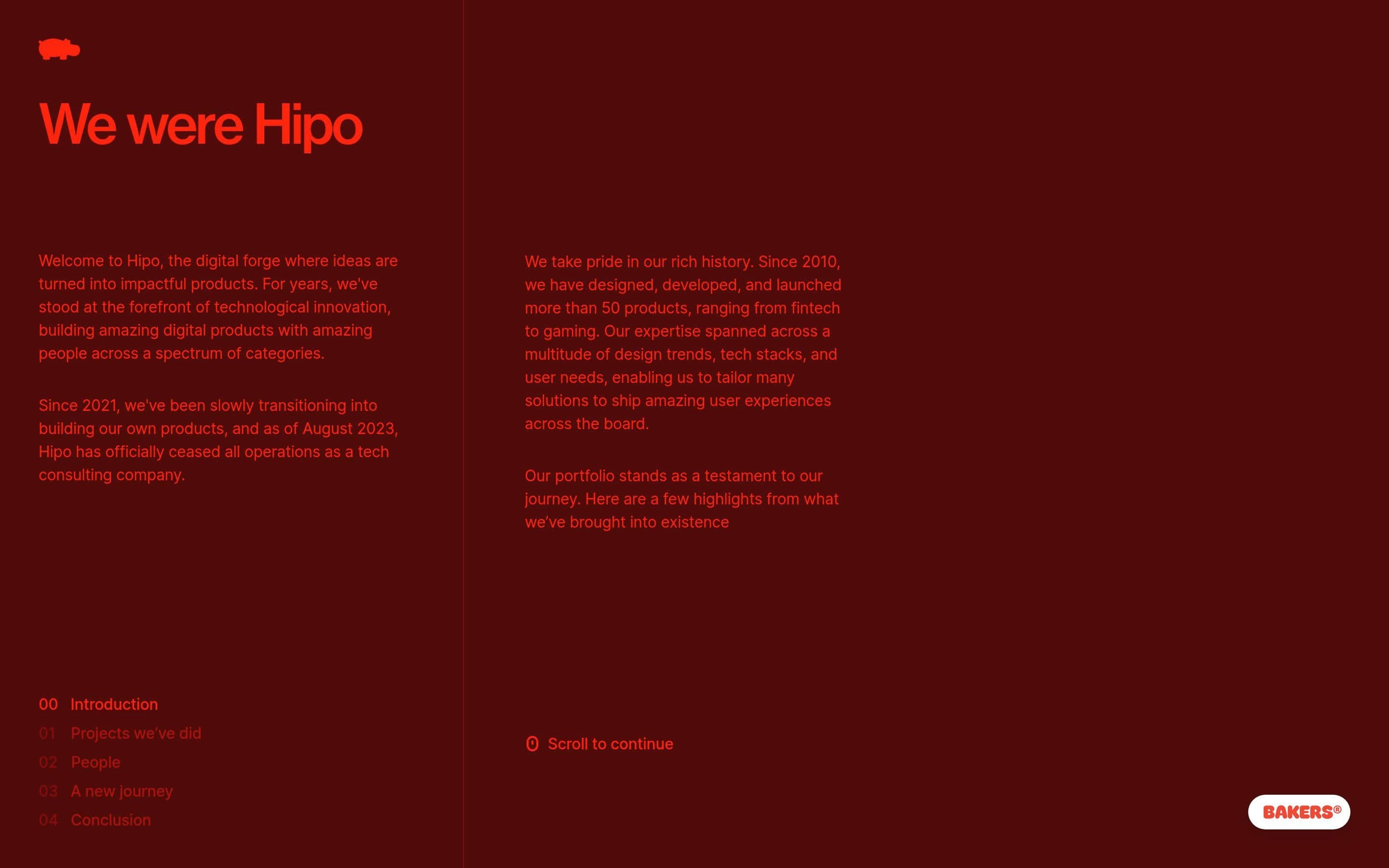 Hipo Labs — Agency, Studio website design