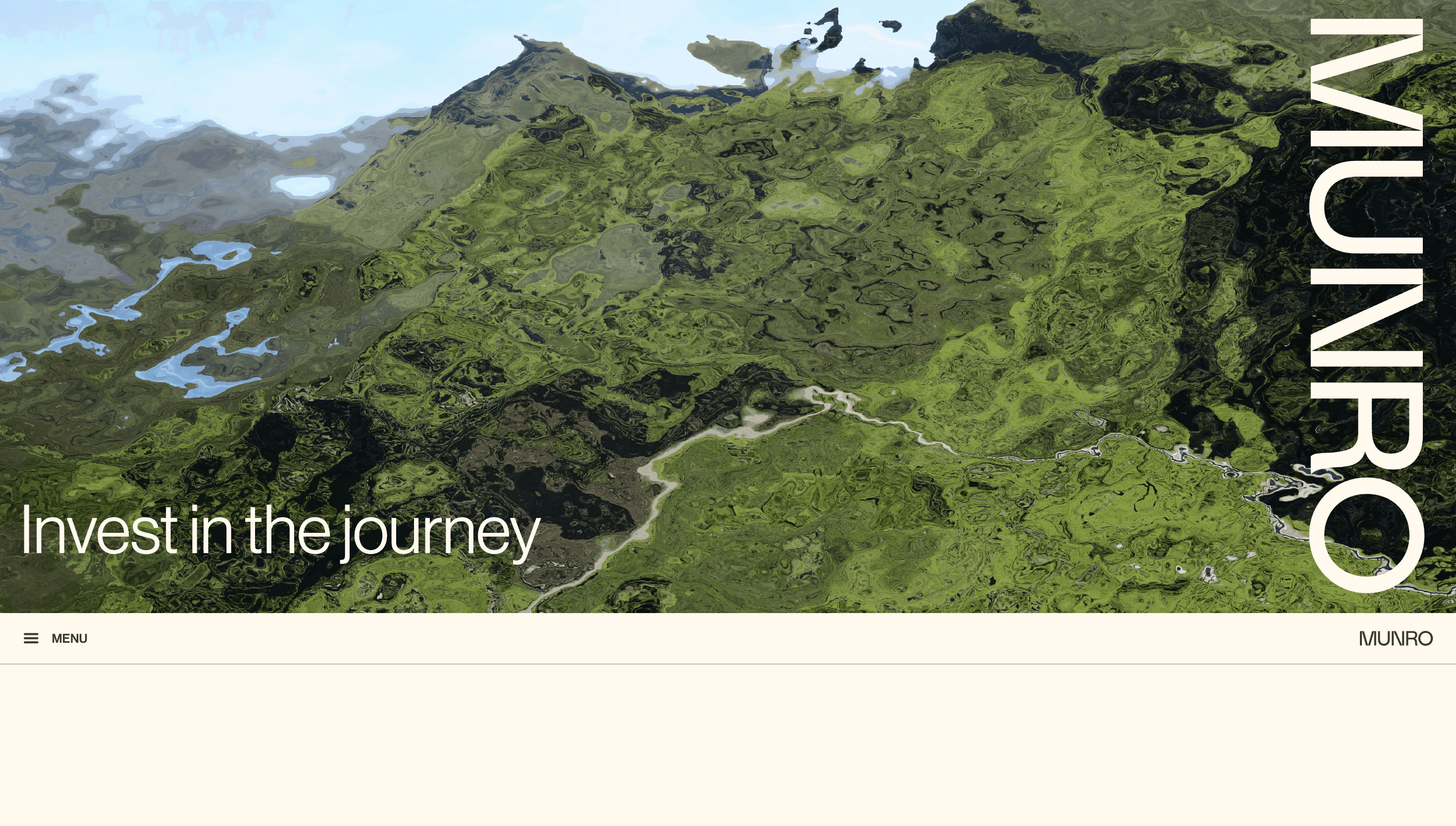 Munro Partners — Finance, Corporate website design