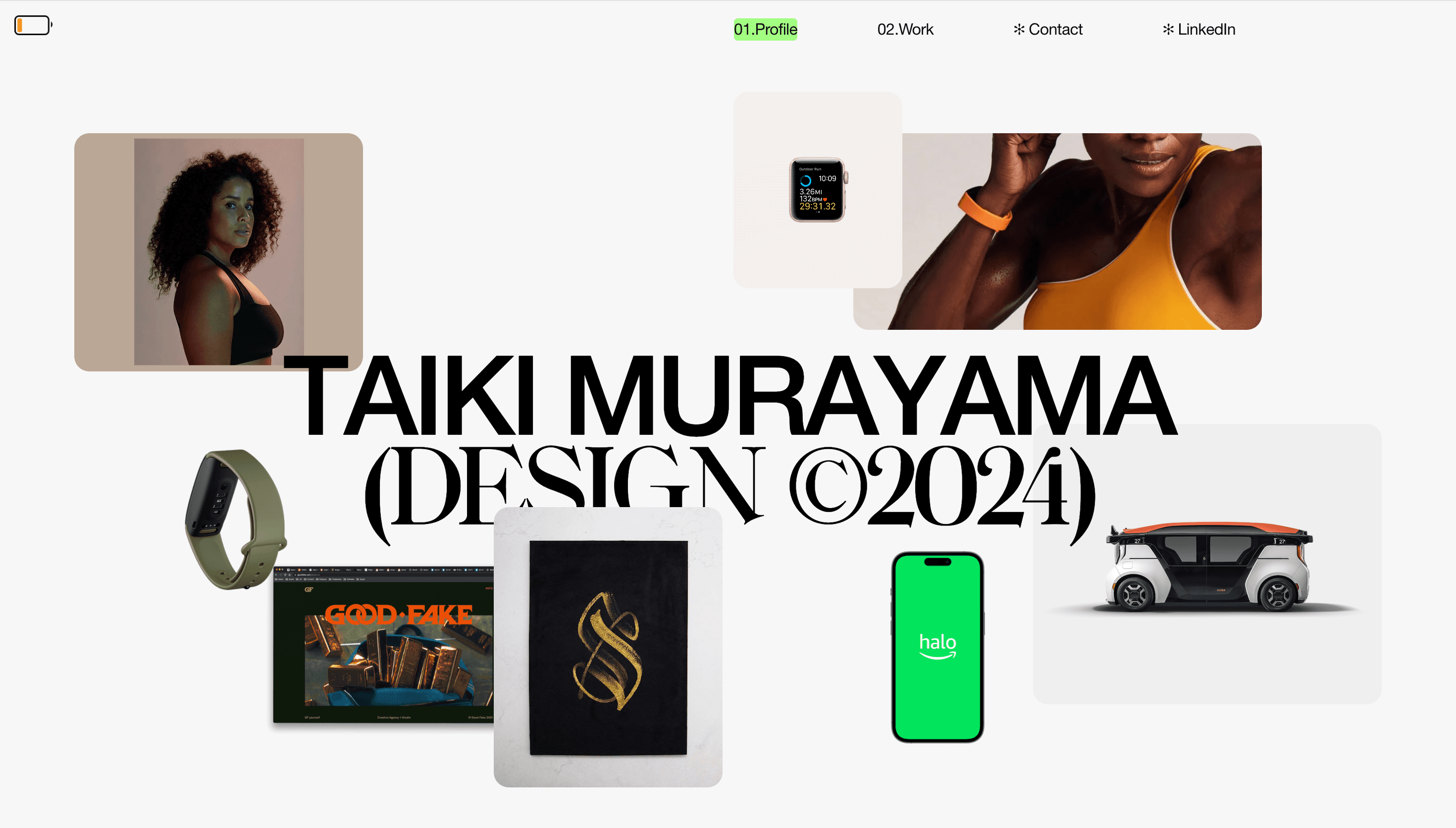 Taiki Murayama — Designer, Branding website design