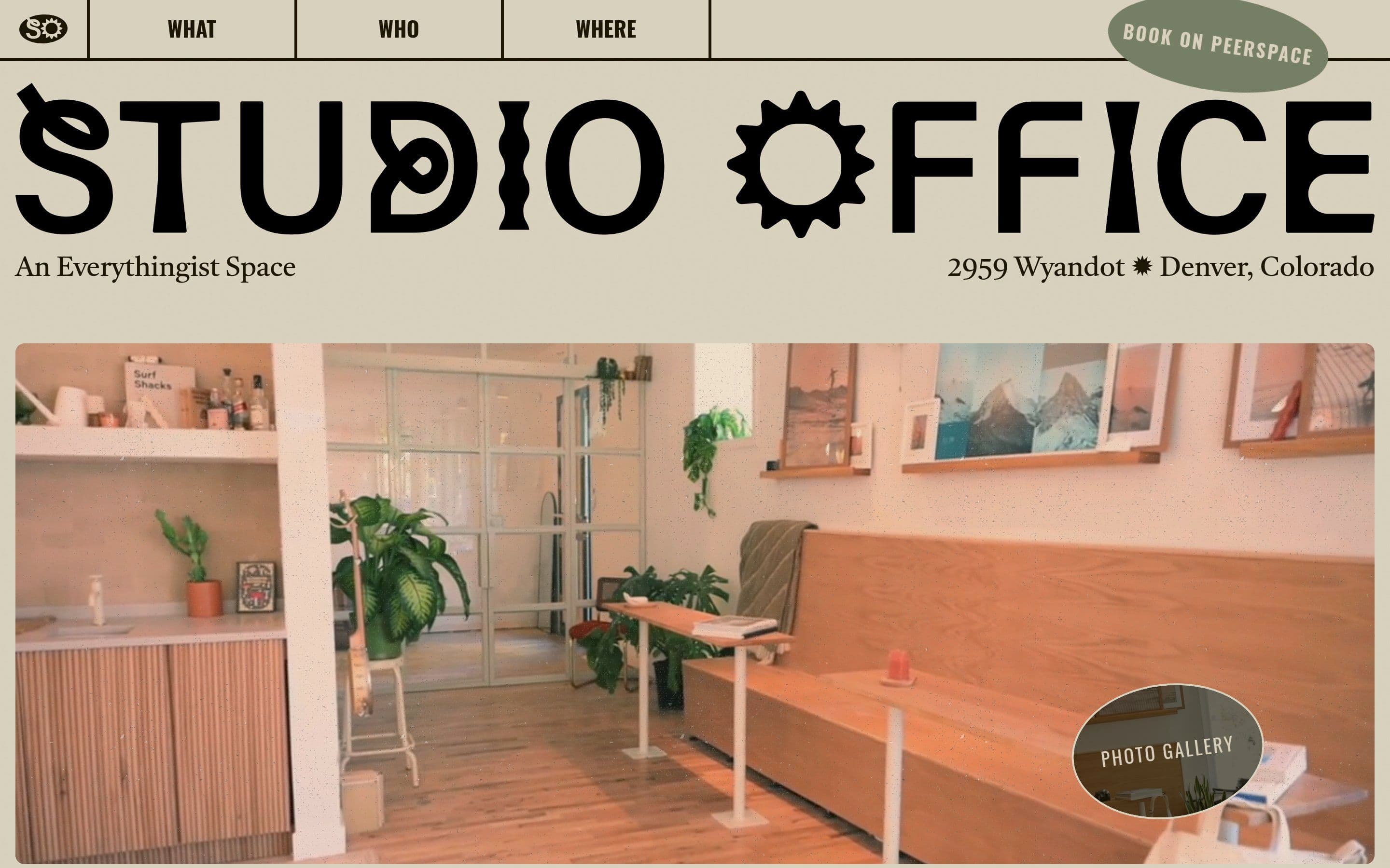Studio Office — Studio, Productivity website design