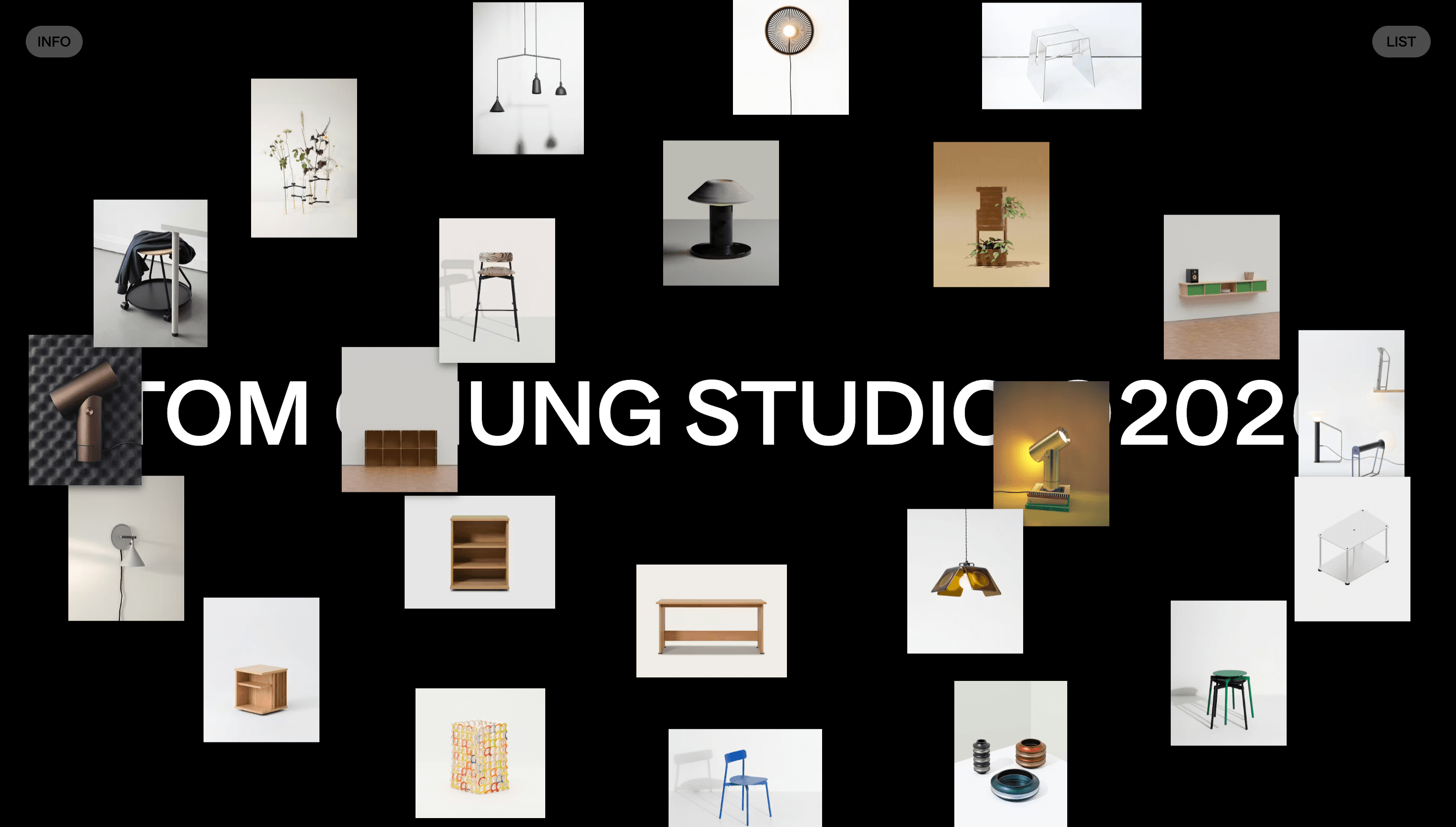 Tom Chung Studio — Designer, Studio website design