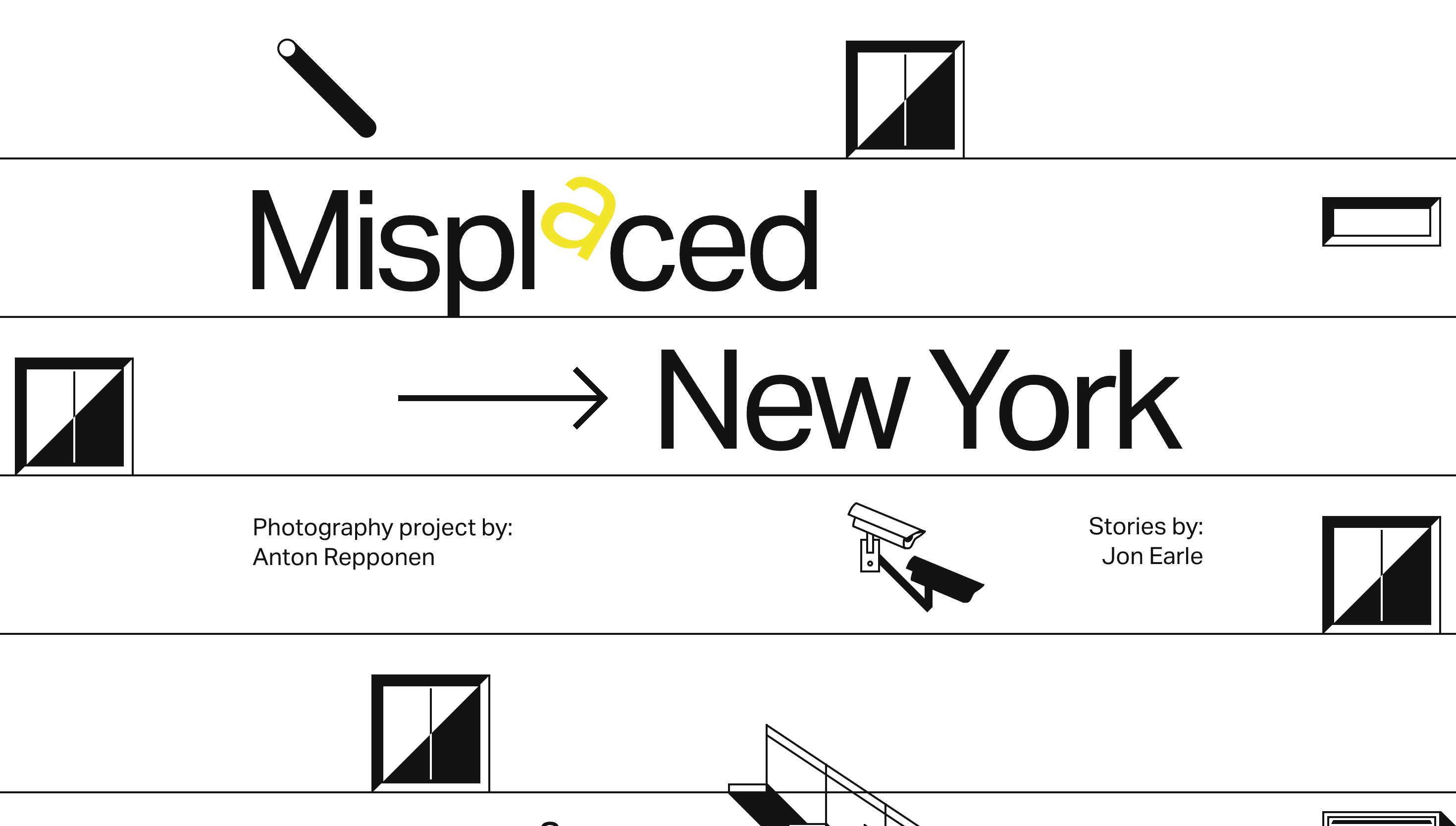 Misplaced — Art, Storytelling website design