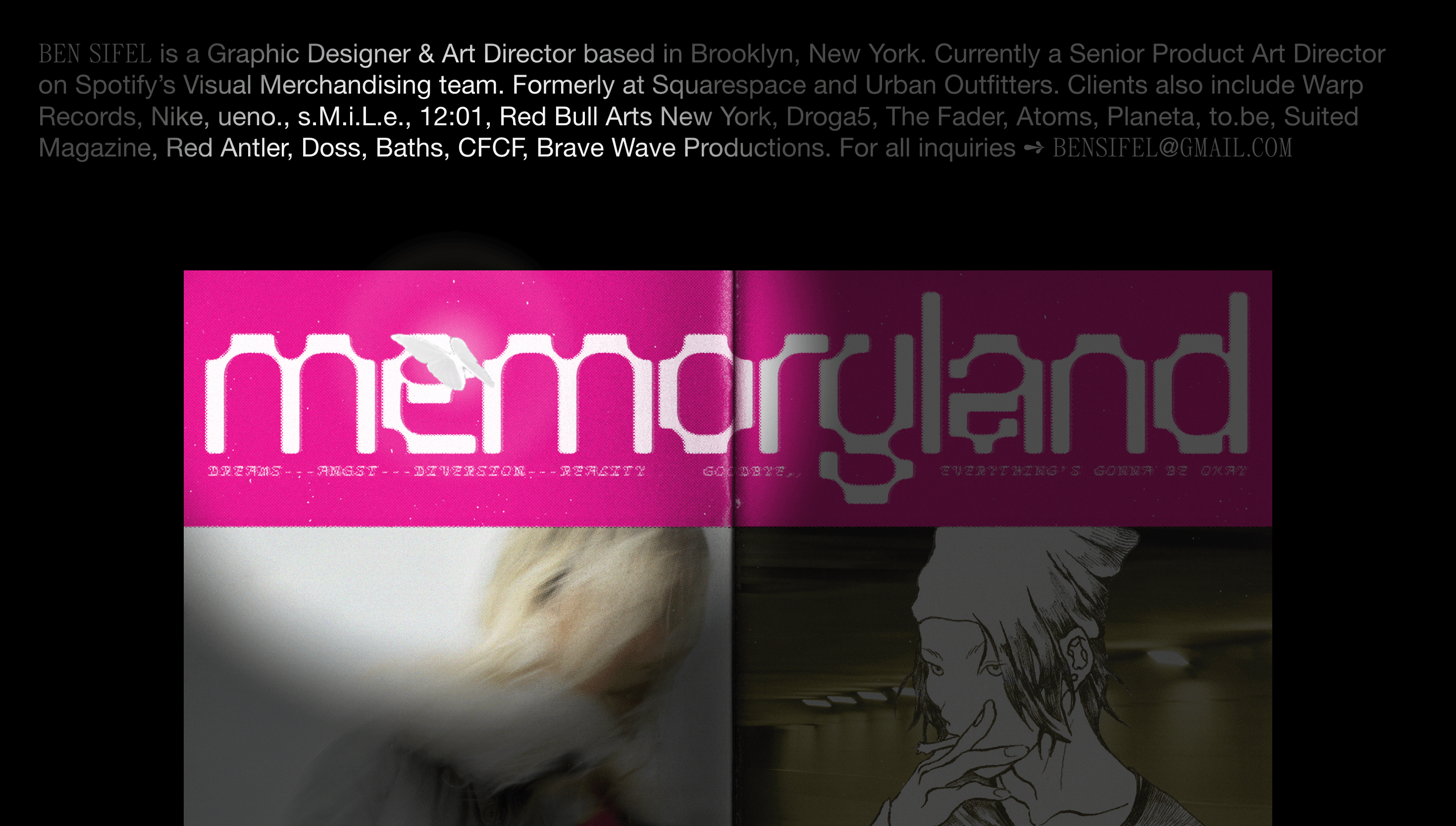 Ben Sifel — Designer, Developer website design