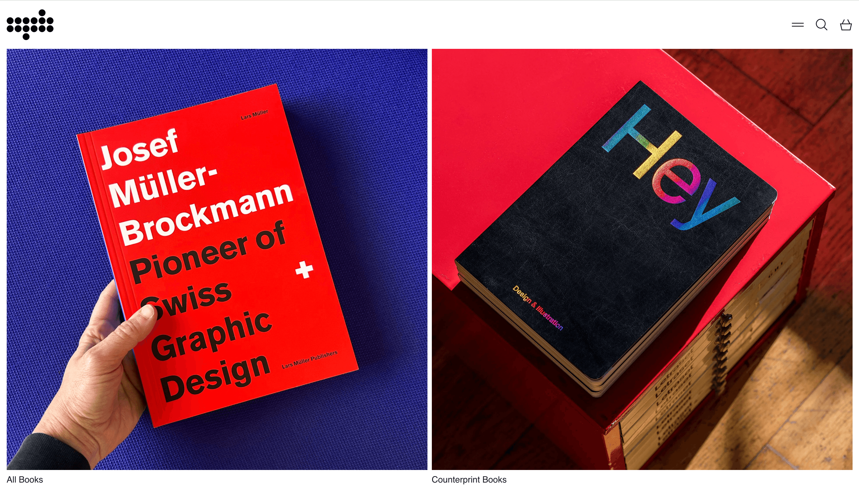 COUNTER-PRINT — Art, Designer website design